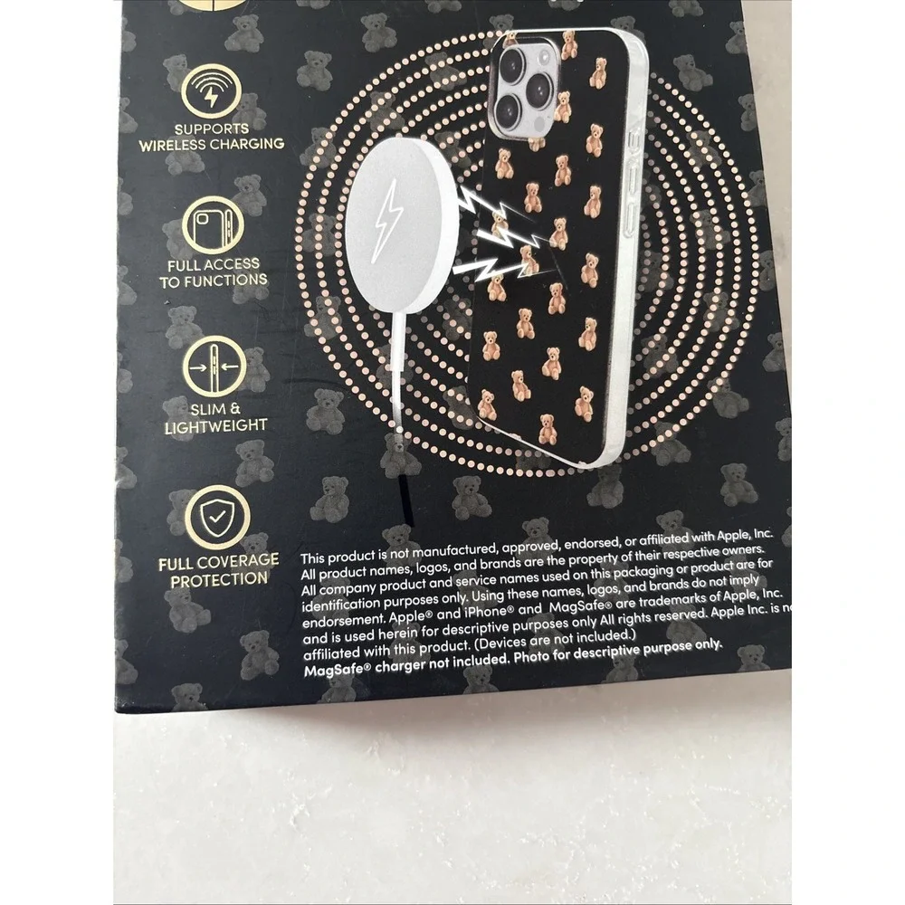 XO Poppy HONEY BEAR Phone Case iPhone 16 Pro Max MagSafe Compatible‎ Teddy Cell